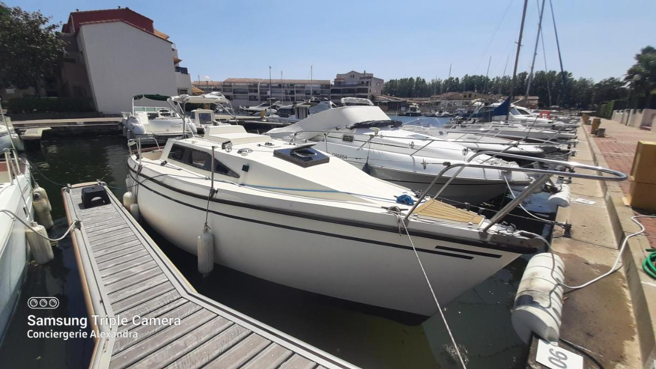 Nuit Insolite A Bord De L'Enata Un Voilier A Quai Sur La Marina De St Cyprien Saint-Cyprien  Ngoại thất bức ảnh