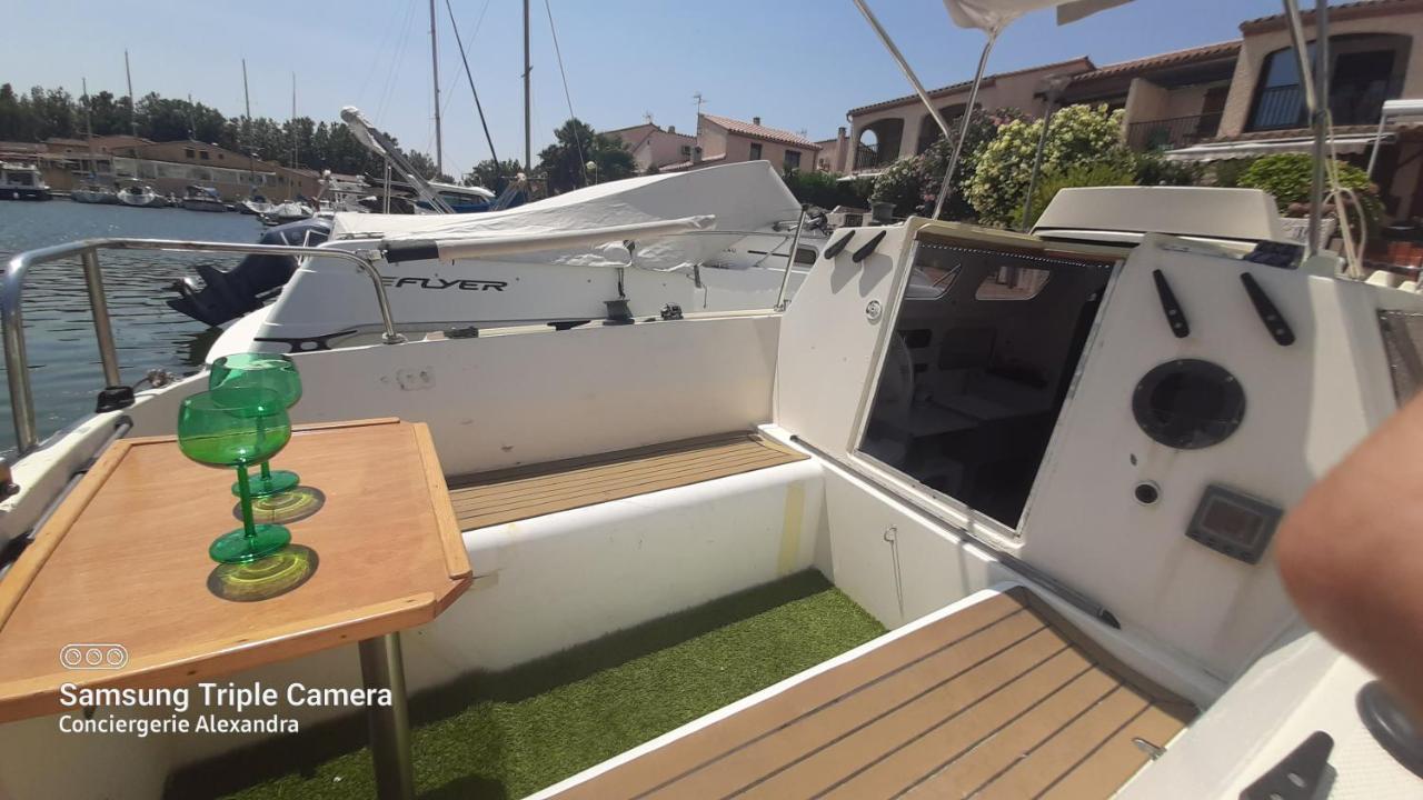 Nuit Insolite A Bord De L'Enata Un Voilier A Quai Sur La Marina De St Cyprien Saint-Cyprien  Ngoại thất bức ảnh